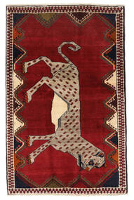  Ghashghai Teppe 125X192 Ekte Orientalsk Håndknyttet Rød/Rust (Ull, Persia/Iran)