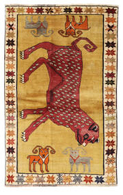  Ghashghai Teppe 127X201 Ekte Orientalsk Håndknyttet Lysbrun/Mørk Rød (Ull, Persia/Iran)