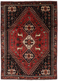  Ghashghai Teppe 216X303 Ekte Orientalsk Håndknyttet Mørk Rød/Mørk Brun (Ull, Persia/Iran)