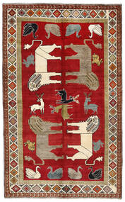  Ghashghai Teppe 154X253 Ekte Orientalsk Håndknyttet Mørk Rød/Lysbrun (Ull, Persia/Iran)