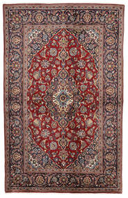  Keshan Teppe 134X210 Ekte Orientalsk Håndknyttet Mørk Rød/Mørk Brun (Ull, Persia/Iran)