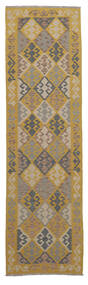  Kelim Afghan Old Style Teppe 82X307 Ekte Orientalsk Håndvevd Teppeløpere Brun/Mørk Brun (Ull, Afghanistan)
