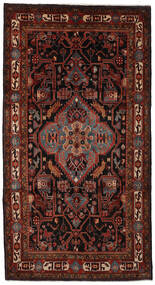 Nahavand Teppe 170X309 Ekte Orientalsk Håndknyttet Teppeløpere Svart/Mørk Brun (Ull, Persia/Iran)