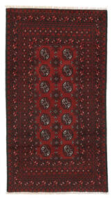  Afghan Teppe 101X189 Ekte Orientalsk Håndknyttet Svart (Ull, Afghanistan)