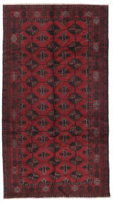 Beluch Teppe 155X280 Ekte Orientalsk Håndknyttet Teppeløpere Svart/Mørk Rød (Ull, )