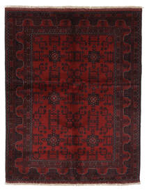  Afghan Khal Mohammadi Teppe 153X195 Ekte Orientalsk Håndknyttet Svart (Ull, Afghanistan)