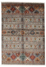  Shabargan Teppe 174X250 Ekte Orientalsk Håndknyttet Mørk Grå/Mørk Brun (Ull, Afghanistan)