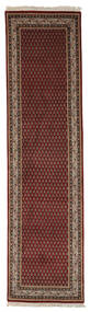  Orientalsk Mir Indisk Teppe Teppe 78X299 Teppeløpere Brun/Svart (Ull, India)