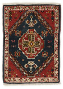  Orientalsk Ghashghai Fine Teppe 62X85 Svart/Mørk Rød (Ull, Persia/Iran)