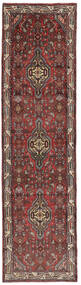  Hamadan Teppe 83X315 Ekte Orientalsk Håndknyttet Teppeløpere Mørk Rød, Svart (Ull, Persia/Iran)