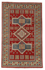  Kazak Fine Teppe 112X180 Ekte Orientalsk Håndknyttet Brun/Mørk Rød (Ull, )