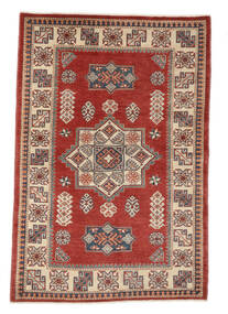  Kazak Fine Teppe 122X180 Ekte Orientalsk Håndknyttet Mørk Rød, Brun (Ull, Afghanistan)