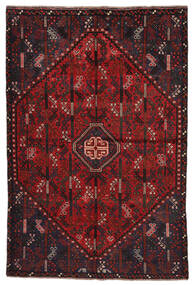  Ghashghai Teppe 170X256 Ekte Orientalsk Håndknyttet Svart/Mørk Rød (Ull, Persia/Iran)