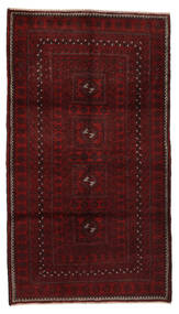  Beluch Teppe 109X192 Ekte Orientalsk Håndknyttet Svart, Mørk Rød (Ull, Persia/Iran)