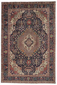 Tabriz Teppe 210X309 Ekte Orientalsk Håndknyttet Mørk Brun/Mørk Lilla (Ull, Persia/Iran)
