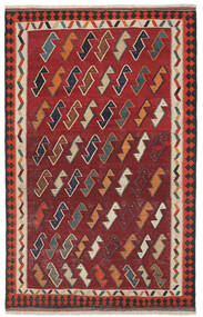 Kelim Vintage Teppe Teppe 142X224 Mørk Rød/Svart (Ull, Persia/Iran)