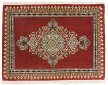 65X89 Kashmar Fine Teppe Orientalsk Mørk Rød/Brun (Ull, Persia/Iran)