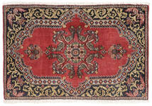 Kashmar Fine Teppe 65X100 Ekte Orientalsk Håndknyttet Mørk Rød/Svart (Ull, )