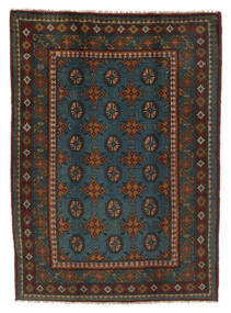 Afghan Fine Teppe 107X150 Ekte Orientalsk Håndknyttet Svart/Brun (Ull, )