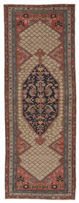  Antikke Malayer Ca. 1930 Teppe 107X287 Ekte Orientalsk Håndknyttet Teppeløpere Mørk Brun/Svart (Ull, Persia/Iran)