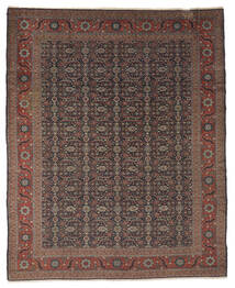  Farahan Ca. 1920 Teppe 301X371 Ekte Orientalsk Håndknyttet Svart/Mørk Brun Stort (Ull, Persia/Iran)