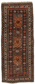  Shirvan Ca.1930 Teppe 132X312 Ekte Orientalsk Håndknyttet Teppeløpere Svart/Mørk Brun (Ull, Tyrkia)