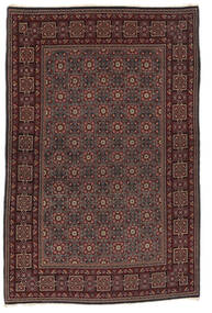  Antikke Keshan Ca. 1920 Teppe 142X216 Ekte Orientalsk Håndknyttet Svart, Brun (Ull, Persia/Iran)