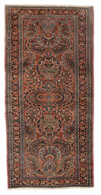  Lillian Ca. 1900 Teppe 100X200 Ekte Orientalsk Håndknyttet Mørk Brun/Svart (Ull, Persia/Iran)