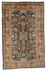  Antikke Lillian Ca. 1900 Teppe 126X200 Ekte Orientalsk Håndknyttet Mørk Brun/Svart (Ull, Persia/Iran)