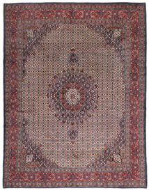  Moud Teppe 310X400 Ekte Orientalsk Håndknyttet Mørk Brun/Svart Stort ( Persia/Iran)