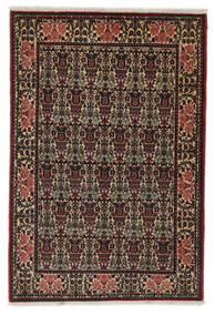  Abadeh Teppe 100X150 Ekte Orientalsk Håndknyttet Svart/Mørk Brun (Ull, Persia/Iran)