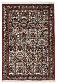  Abadeh Teppe 103X154 Ekte Orientalsk Håndknyttet Svart, Mørk Rød (Ull, Persia/Iran)