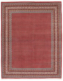  Sarough Mir Teppe 212X265 Ekte Orientalsk Håndknyttet Mørk Brun/Mørk Rød (Ull, Persia/Iran)