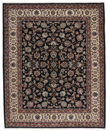  Sarough Teppe 189X231 Ekte Orientalsk Håndknyttet Svart/Mørk Brun (Ull, Persia/Iran)