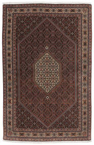  Bidjar Teppe 144X222 Ekte Orientalsk Håndknyttet Svart/Mørk Brun (Ull, Persia/Iran)