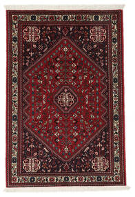  Abadeh Teppe 102X155 Ekte Orientalsk Håndknyttet Svart/Mørk Brun (Ull, Persia/Iran)