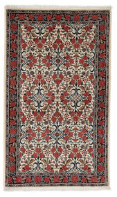  Bidjar Teppe 80X136 Ekte Orientalsk Håndknyttet Svart, Mørk Rød (Ull, Persia/Iran)