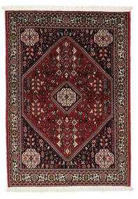  Abadeh Teppe 106X150 Ekte Orientalsk Håndknyttet Svart/Mørk Brun (Ull, Persia/Iran)