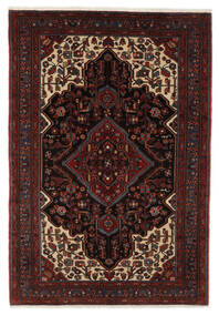 153X230 Nahavand Old Teppe Orientalsk Svart/Mørk Rød (Ull, Persia/Iran)