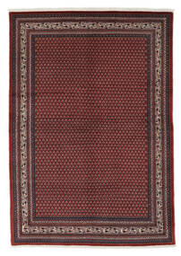 Ekte Teppe Sarough Mir Teppe 166X242 Svart/Mørk Rød (Ull, Persia/Iran)
