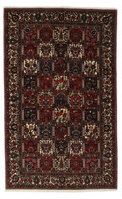  Bakhtiar Teppe 160X255 Ekte Orientalsk Håndknyttet Svart/Mørk Brun (Ull, Persia/Iran)