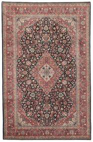  Sarough Sherkat Farsh Teppe 200X310 Ekte Orientalsk Håndknyttet Mørk Rød/Mørk Brun ( Persia/Iran)