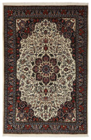  Bidjar Teppe 145X218 Ekte Orientalsk Håndknyttet Svart/Mørk Brun (Ull, Persia/Iran)