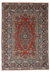  Sarough Teppe 243X354 Ekte Orientalsk Håndknyttet Mørk Brun/Svart (Ull, Persia/Iran)