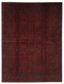  Afghan Khal Mohammadi Teppe 175X233 Ekte Orientalsk Håndknyttet Svart/Mørk Rød (Ull, )