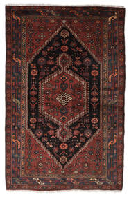  Zanjan Teppe 144X220 Ekte Orientalsk Håndknyttet Svart/Mørk Brun (Ull, Persia/Iran)