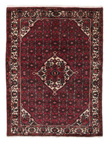  Hosseinabad Teppe 158X214 Ekte Orientalsk Håndknyttet Svart/Mørk Brun (Ull, Persia/Iran)