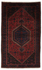  Zanjan Teppe 133X222 Ekte Orientalsk Håndknyttet Svart (Ull, Persia/Iran)
