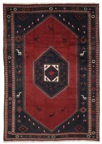  Klardasht Teppe 208X300 Ekte Orientalsk Håndknyttet Svart/Mørk Rød (Ull, Persia/Iran)