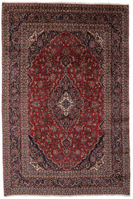 Keshan Teppe 247X370 Ekte Orientalsk Håndknyttet Svart/Mørk Brun (Ull, Persia/Iran)